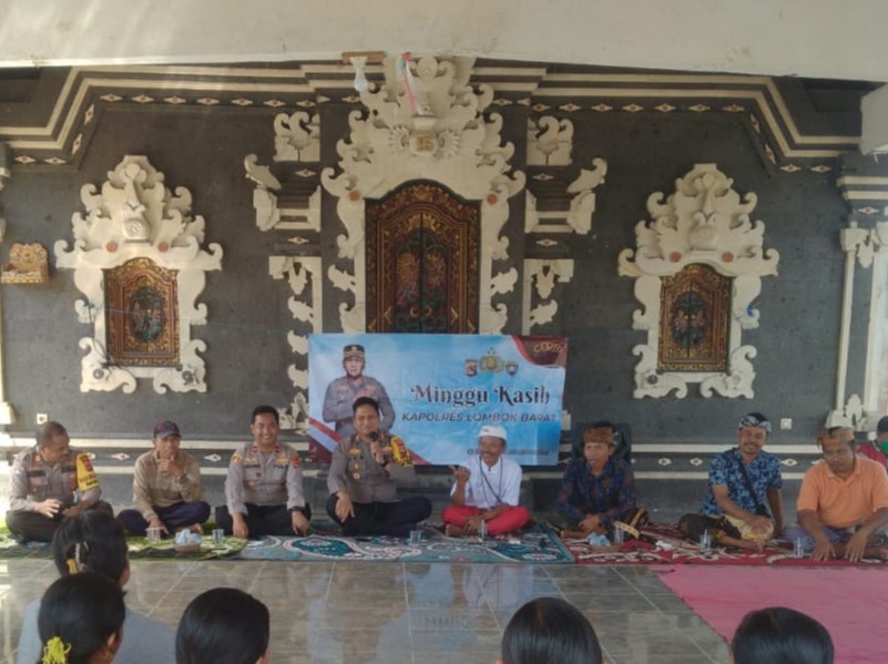 Minggu Kasih Kapolres Lombok Barat