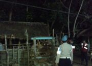 Meningkatkan Kewaspadaan Masyarakat, Polsek Sekotong Gelar Patroli Malam di Kandang Ternak