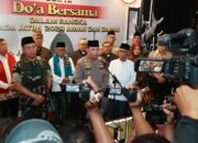 Kapolri Dan Panglima Hadiri Doa Lintas Agama di Jatim