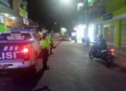 Satlantas Polres Dompu Gelar Blue Light Patrol dan Strong Point untuk Tingkatkan Keselamatan Lalu Lintas